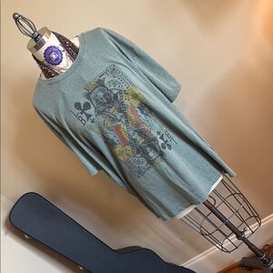 Lucky Brand Green Short Sleeve Tee